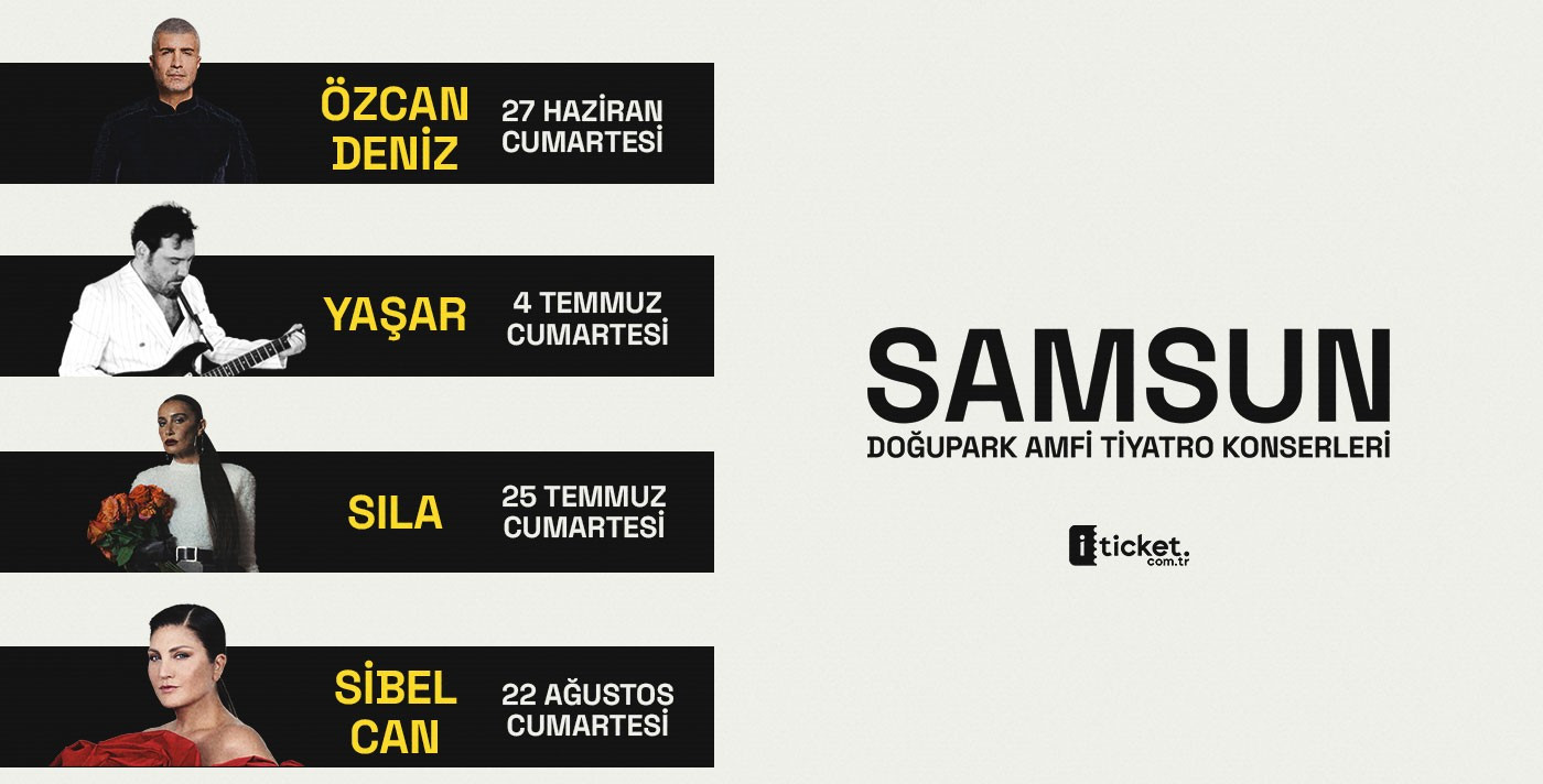 Samsun Doğu Park Amfi Tiyatro Konserleri