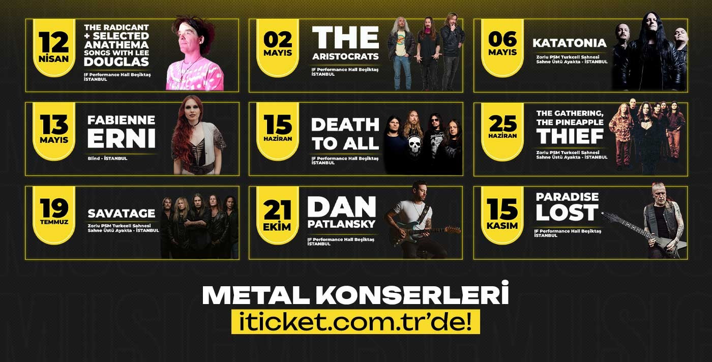 İstanbul Metal Konserleri