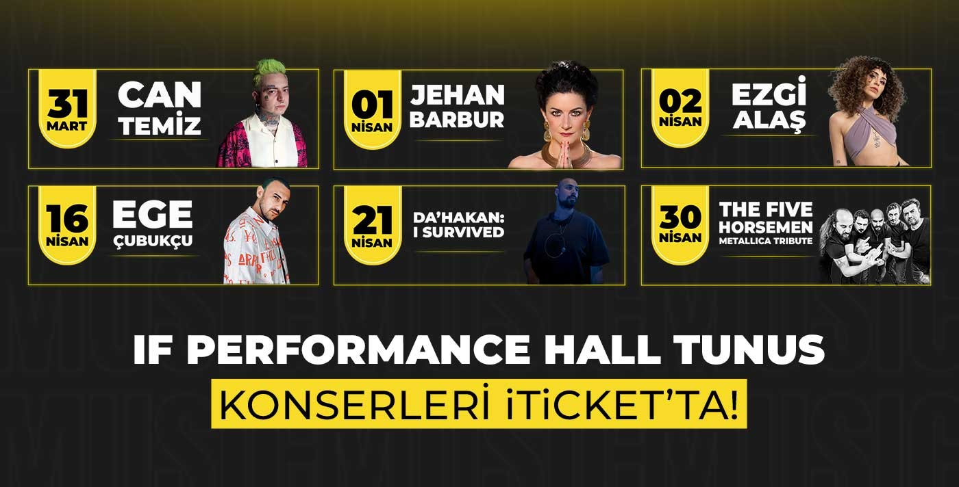 IF Performance Hall Tunus Etkinlikleri