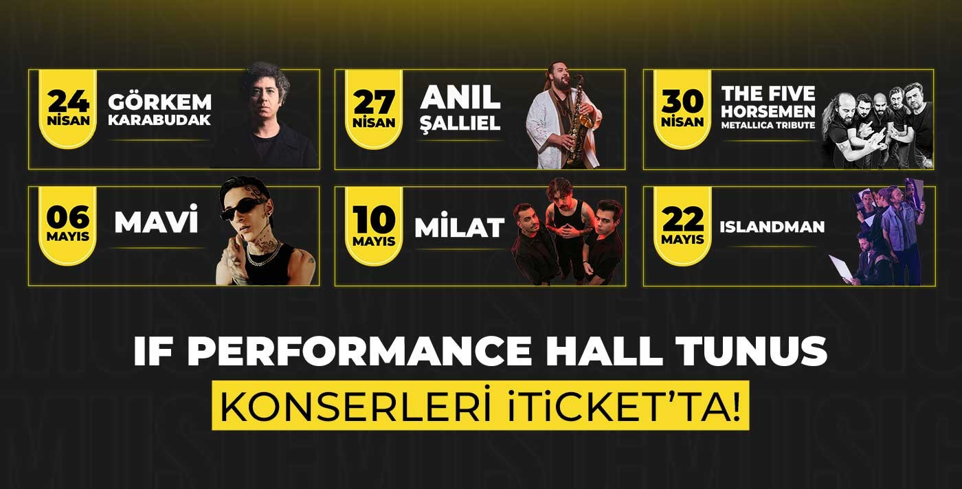 IF Performance Hall Tunus Etkinlikleri