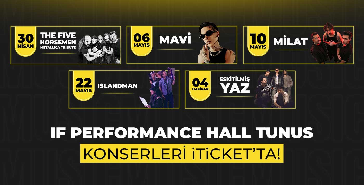 IF Performance Hall Tunus Etkinlikleri