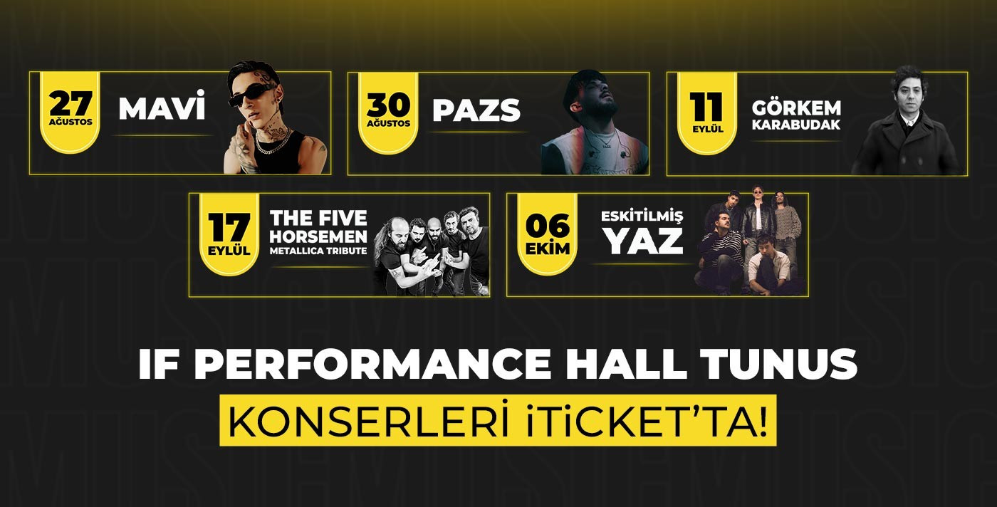 IF Performance Hall Tunus Etkinlikleri