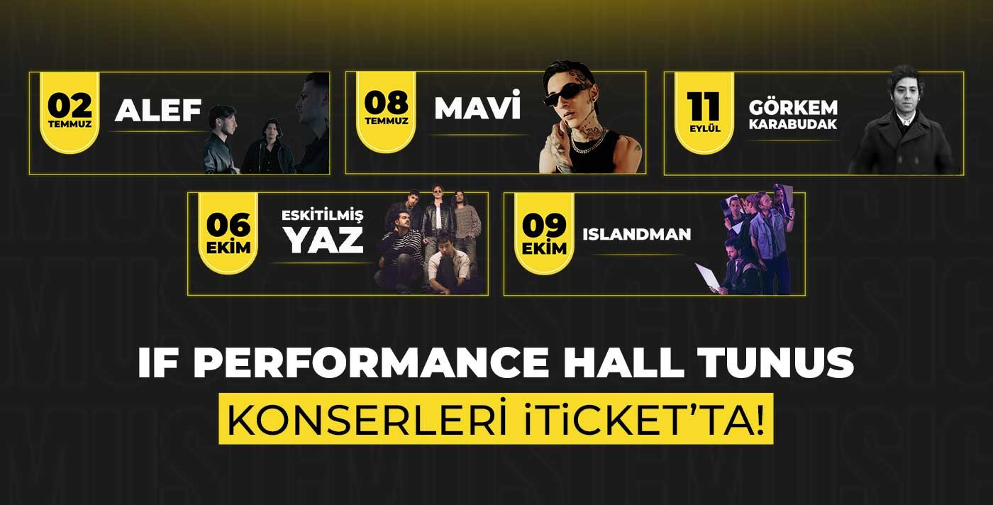 IF Performance Hall Tunus Etkinlikleri
