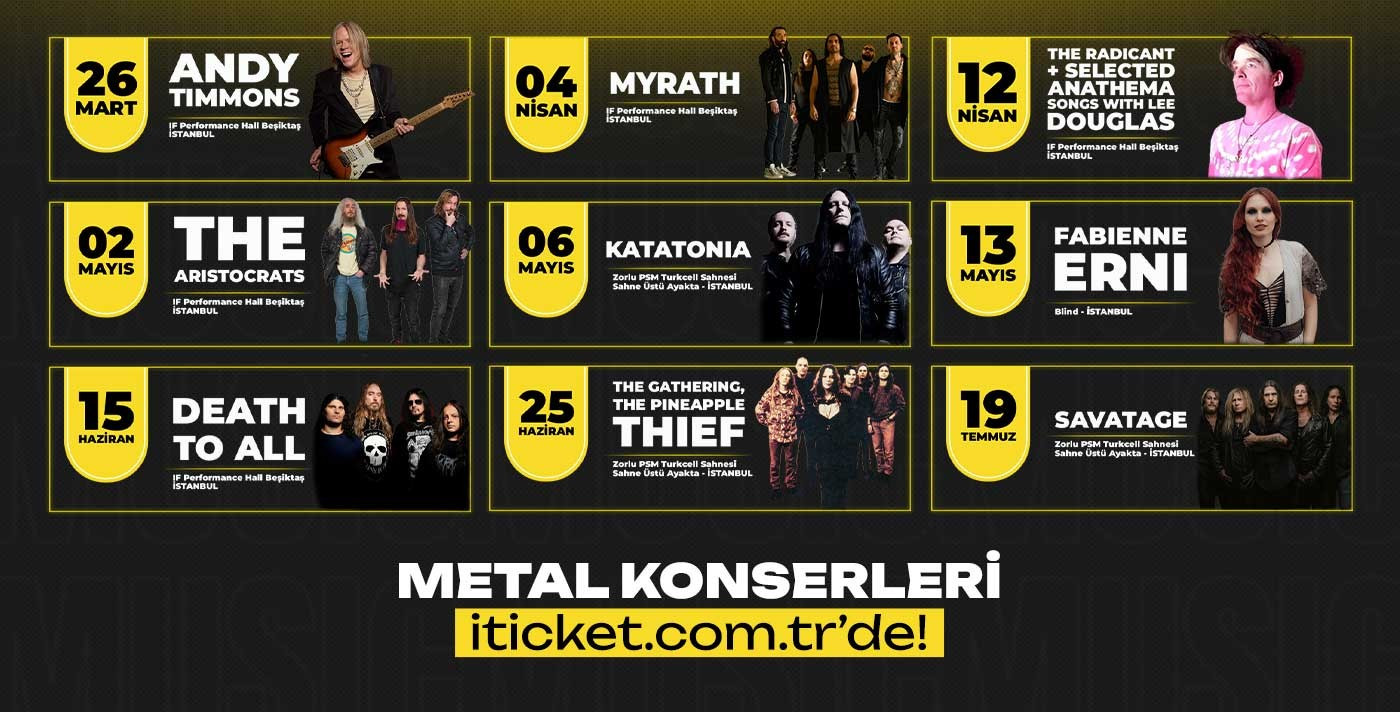 İstanbul Metal Konserleri