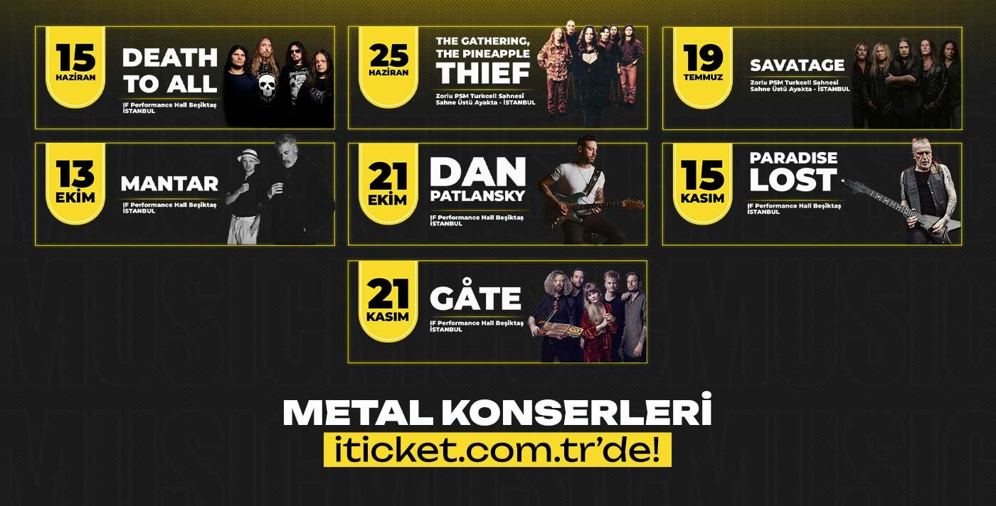 İstanbul Metal Konserleri