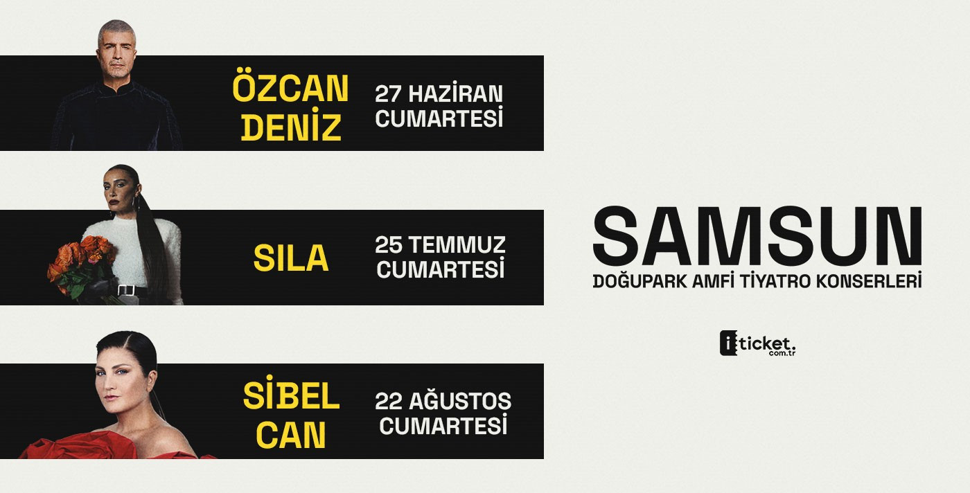 Samsun Doğu Park Amfi Tiyatro Konserleri