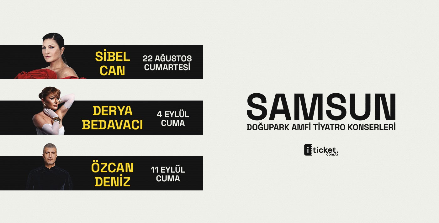 Samsun Doğu Park Amfi Tiyatro Konserleri