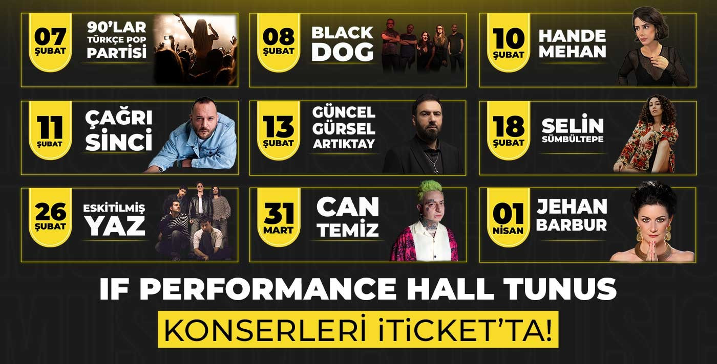 IF Performance Hall Tunus Etkinlikleri