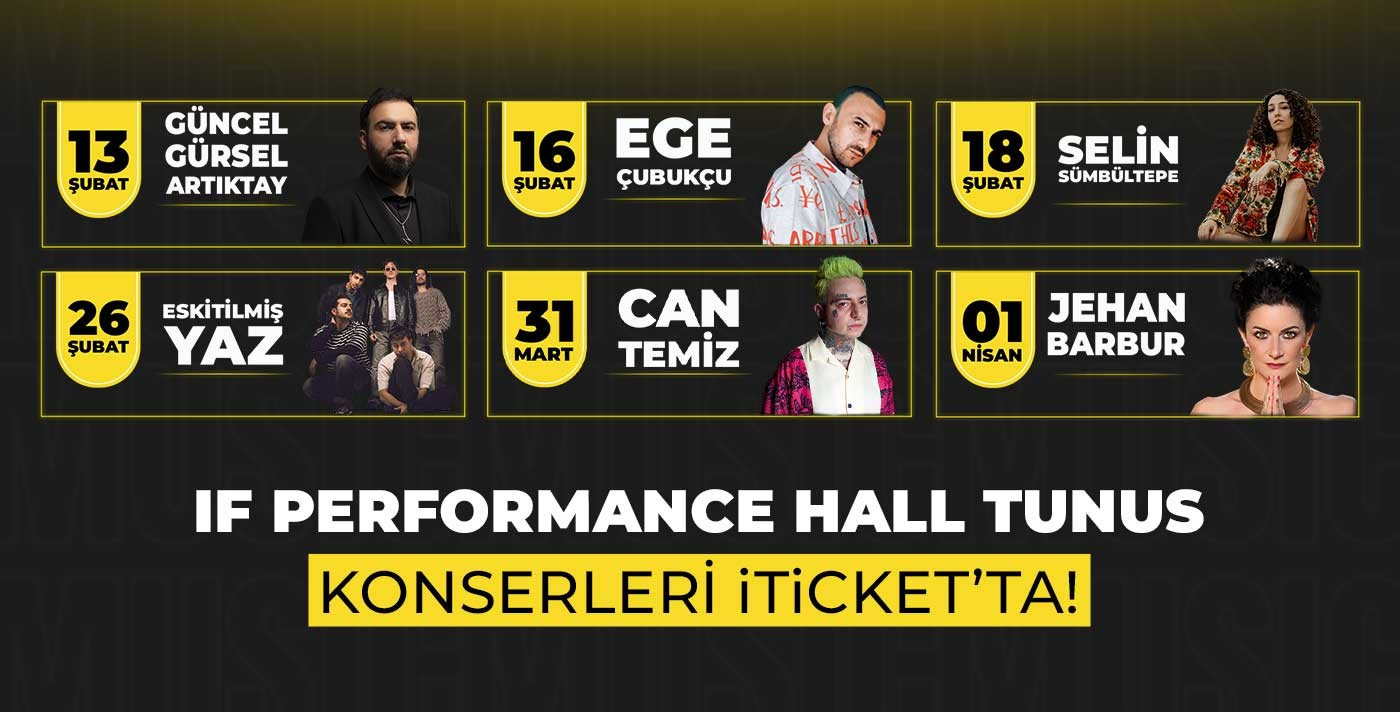 IF Performance Hall Tunus Etkinlikleri