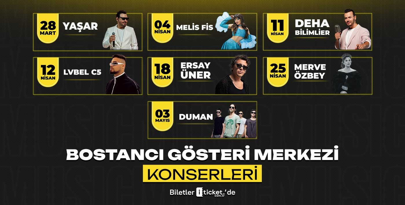 Bostancı Gösteri Merkezi Konserleri