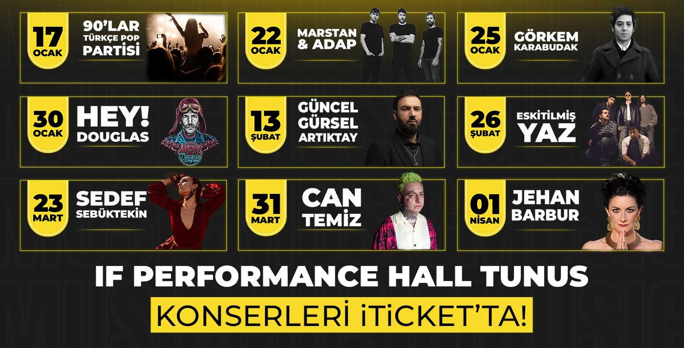 IF Performance Hall Tunus Etkinlikleri
