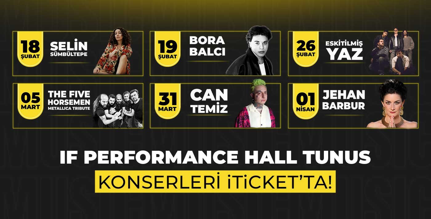 IF Performance Hall Tunus Etkinlikleri
