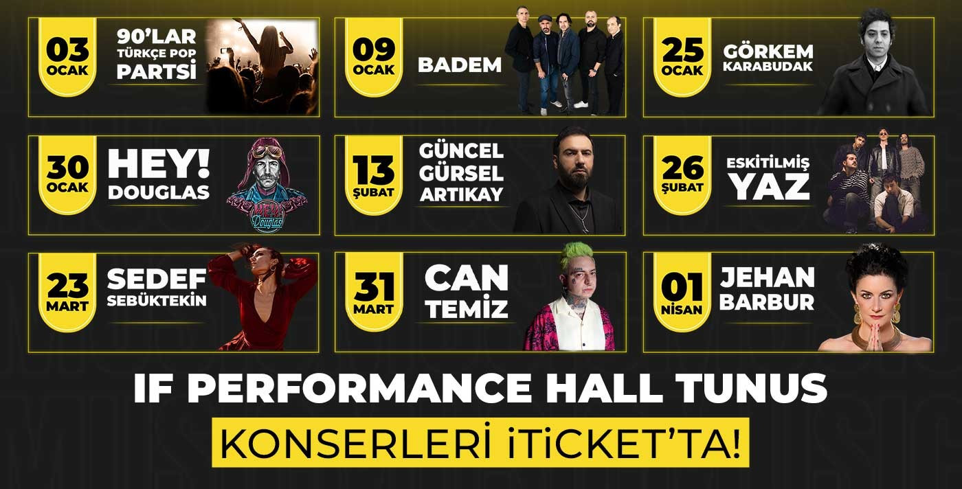IF Performance Hall Tunus Etkinlikleri