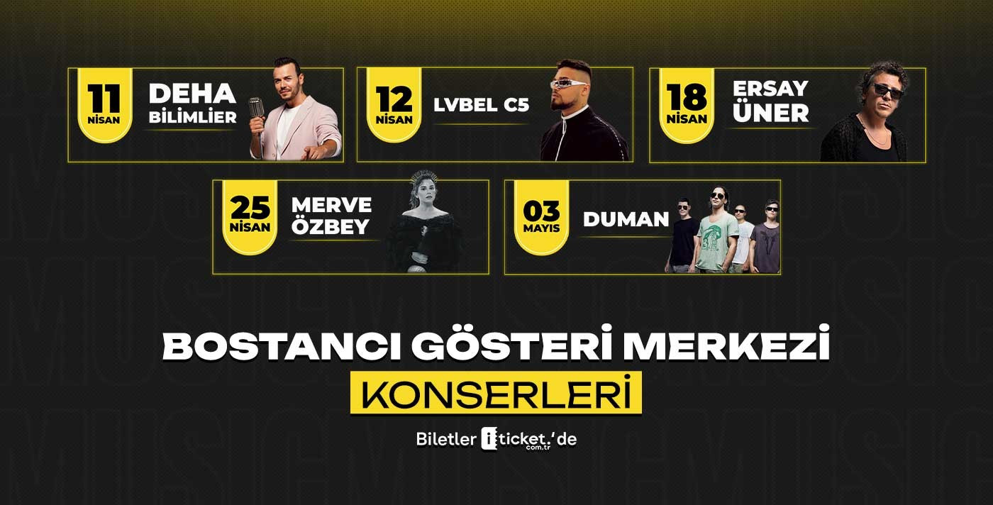 Bostancı Gösteri Merkezi Konserleri